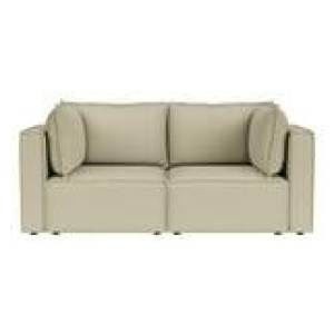 Belmore 2 Seater Modular Sofa Brown