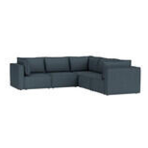 Belmore 5 Seater Modular Corner Sofa Blue