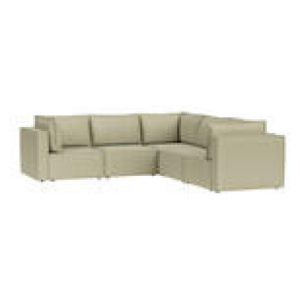 Belmore 5 Seater Modular Corner Sofa Brown