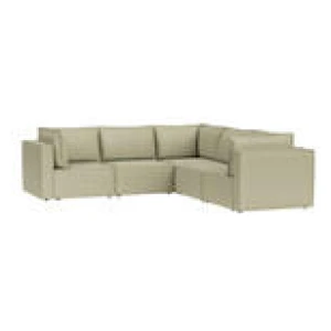 Belmore 5 Seater Modular Corner Sofa Brown