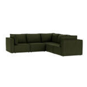 Belmore 5 Seater Modular Corner Sofa Mason Olive