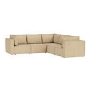 Belmore 5 Seater Modular Corner Sofa Neutral