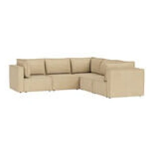 Belmore 5 Seater Modular Corner Sofa Neutral