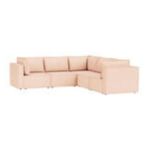 Belmore 5 Seater Modular Corner Sofa Pink