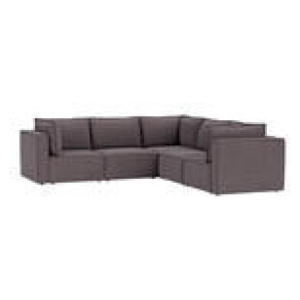 Belmore 5 Seater Modular Corner Sofa Purple