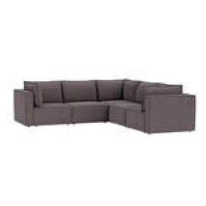 Belmore 5 Seater Modular Corner Sofa Purple