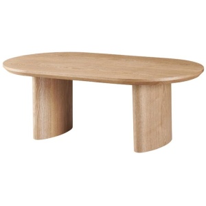 Bexley Classic Wooden Veneer Kitchen Dining Table 220cm Natural