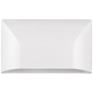 Bloc Modern Wall Lamp Light Polycarbonate White Opal