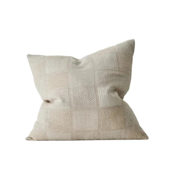 Bodrum 50cm Relaxed Geometric Design Cushion by Interior Secrets - AfterPay Available