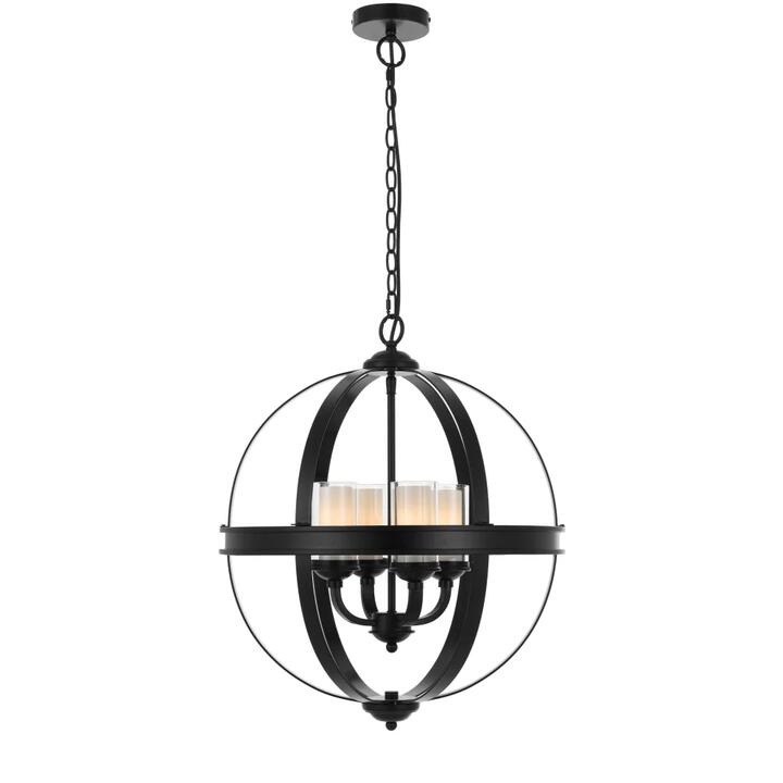 Bodum Modern Pendant Hanging Lamp Light Metal Black Matte