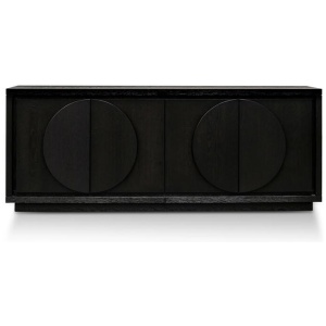 Bonnie 2m Wooden Buffet Unit - Textured Espresso Black by Interior Secrets - AfterPay Available