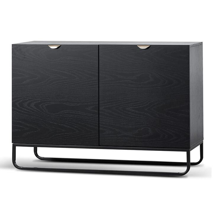 Boyle 1.2m Wooden Sideboard - Black by Interior Secrets - AfterPay Available