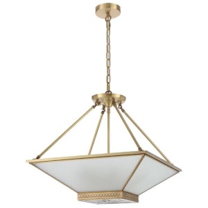 Bracci Modern Pendant Hanging Lamp Light Solid Brass Brass Brass