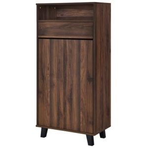 Brad Shoe Rack Cabinet Storage Cabinet - Columbia Brown