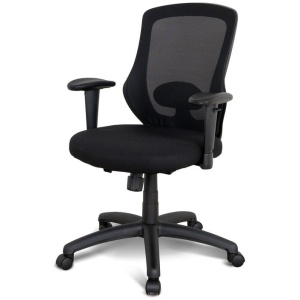 Brice Mesh Office Chair - Full Black by Interior Secrets - AfterPay Available