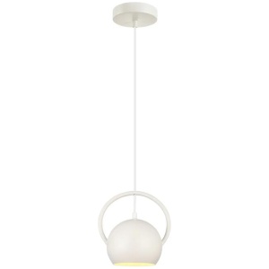 Brie Classic Pendant Lamp Light Interior ES Matte White Dome