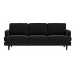 Brighton 3 Seater Sofa Black