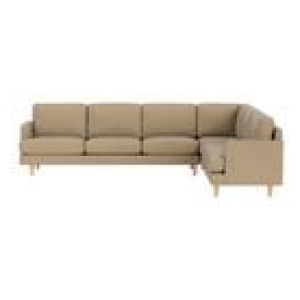 Brighton 6 Seater Modular Corner Sofa Brown