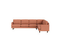 Brighton 6 Seater Modular Corner Sofa Linden Rose