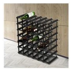 Brio 42 Bottle Wine Rack Black