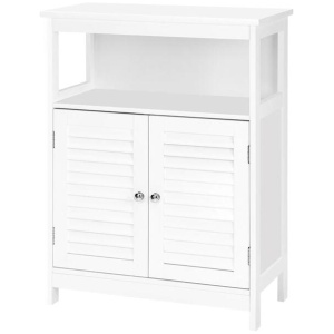 Buffet Sideboard Cabinet Kitchen Bathroom Storage Cupboard Hallway White Shelf