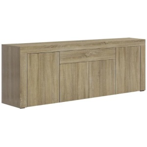 Buffet Sideboard Cabinet Storage 4 Doors Cupboard Hall Wood Hallway Table