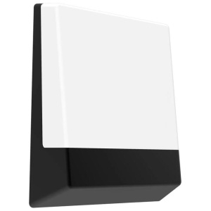 Bulkhead Wall Light Lamp 12W Rectangular Black 3000K IP65 Letterbox 770LM