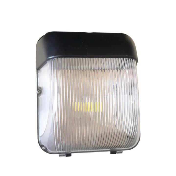 Bulkhead Wall Light Lamp 20W Rectangular Black 5000K IP65 Eyelid Com 1900LM