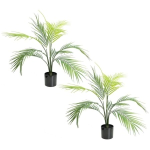 Butterfly Palm Set Artificial Fake Plants Decoration 61cm Green