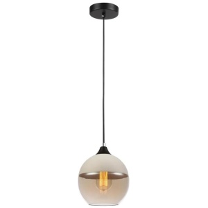 CASA Pendant Lamp Light Interior ES White with Amber (Glass) Wine Glass OD200mm