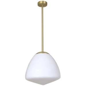 CIOTOLA Pendant Lamp Light Interior ES Antique Brass / Frosted Tipped Dome Glass OD280mm