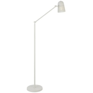 Cadena Modern Standing Floor Lamp Light Metal White Sand