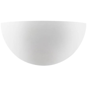 Camero Contemporary Wall Lamp Light Gypsum White Matte