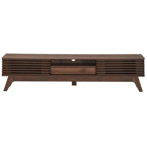 Camille Wooden Entertainment Unit TV Stand 180cm W/ 2-Doors 1-Drawer - Walnut