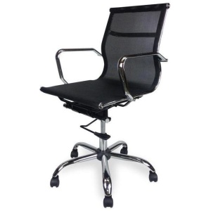 Carter Low Back Office Chair - Black Mesh by Interior Secrets - AfterPay Available