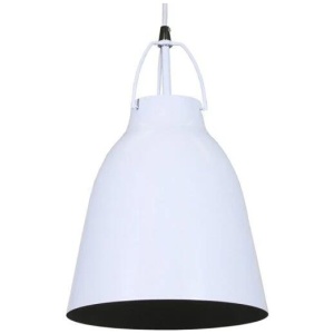 Cecilia Modern Classic Industrial Metal Cone Pendant Light Lamp - White