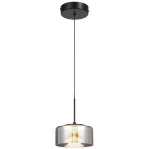 Cedro Modern Pendant Hanging Lamp Light Metal Aluminium Glass Acrylic Black Sand