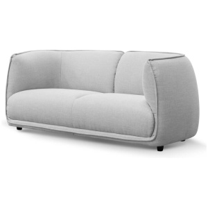 Chapman 2 Seater Fabric Sofa - Light Texture Grey by Interior Secrets - AfterPay Available