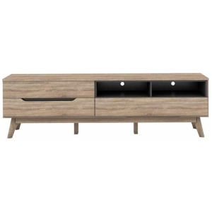Chase Scandinavian TV Stand Cabinet Entertainment Unit 1.8m - Oak