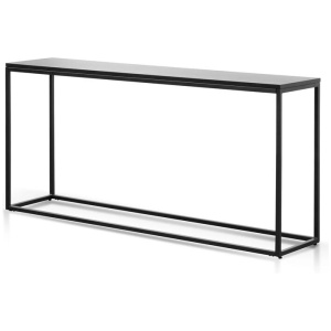 Chelsa 1.6m Console Table - Full Black by Interior Secrets - AfterPay Available