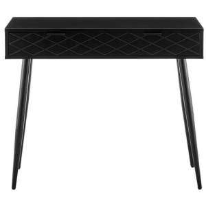 Christian Wooden Hallway Console Hall Table W/ 1-Drawer - Black
