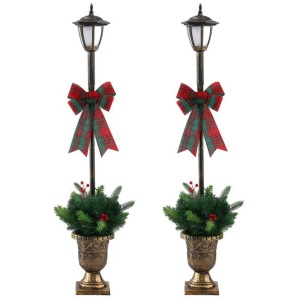 Christmas Lights 125cm Lamp Post 50 LED Fairy Light Decorations