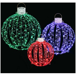 Christmas Lights 320 LED Fairy Light 3pcs Ball Decorations Set