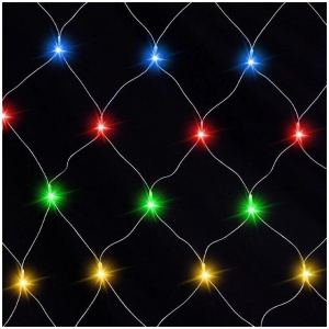 Christmas Lights 5Mx3M Net String Light 600 LED Colourful Beads