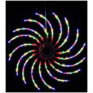 Christmas Motif Lights LED Spinner Light Waterproof Colourful