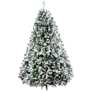 Christmas Tree 2.4M 8FT Xmas Decorations Snow Home Decor 1500 Tips