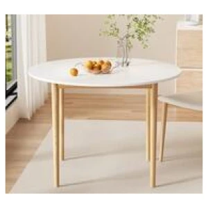 Ciana Round Dining Table White