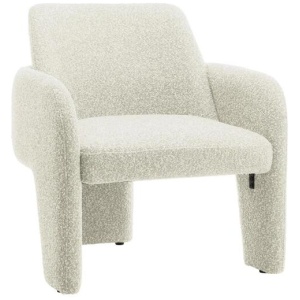 Ciaran Chenille Fabric Occasional Lounge Accent Relaxing ArmChair Sahara