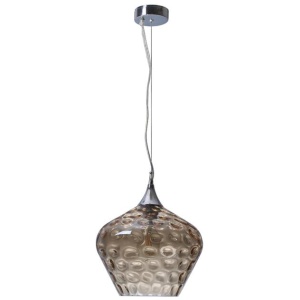 Cillian Glass Shade Hanging Pendant Light Lamp Amber