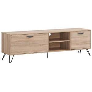 Cliff Classic Scandinavian TV Stand Entertainment Unit - Oak